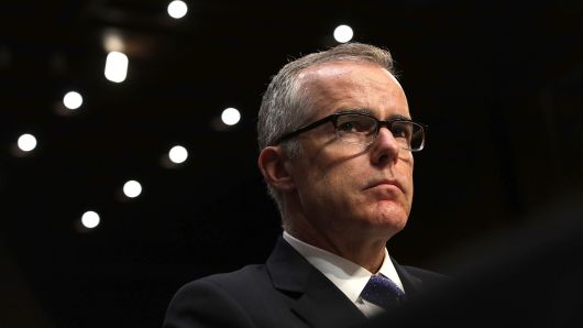 Justice Department officials discussed if Trump could be removed as president via 25th Amendment after firing FBI Director James Comey: Andrew McCabe