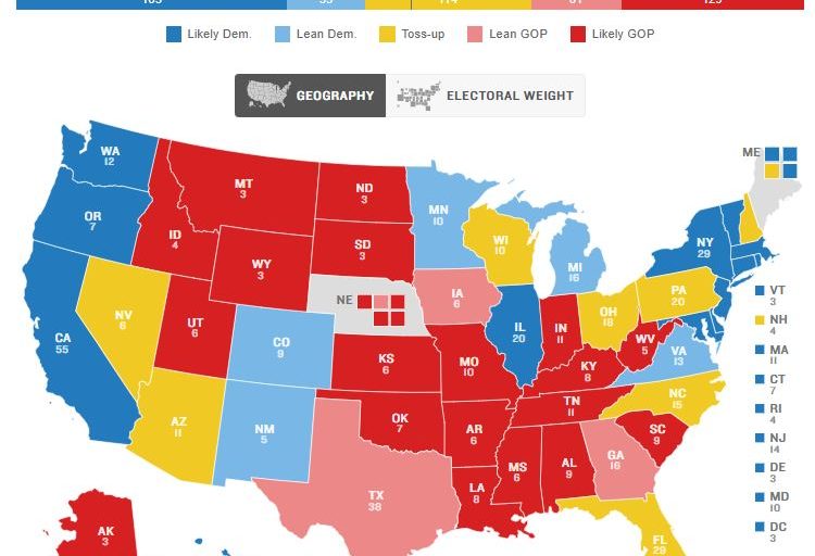 2020 Electoral Map Ratings: Biden Has An Edge Over Trump, With 5 Months To Go